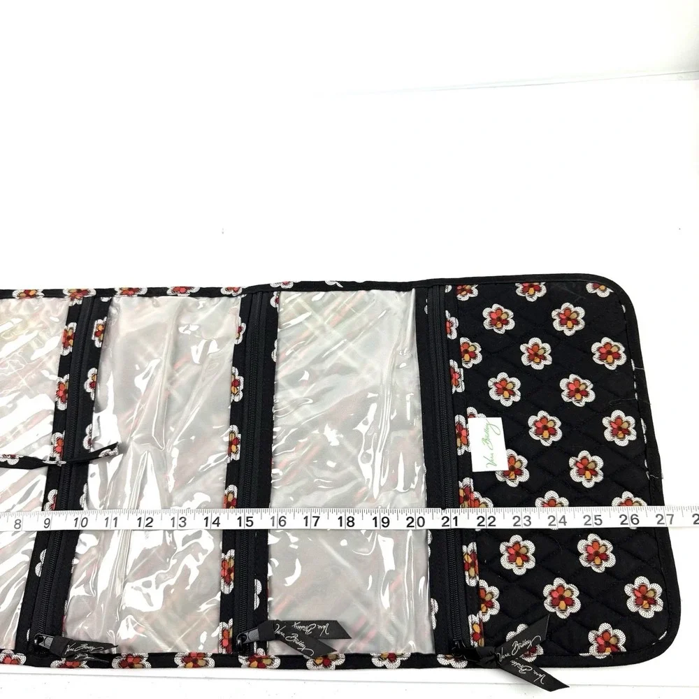 Vera‎ Bradley Piroulette Hanging Organizer Cosmetic Case Quilted Toiletry Bag